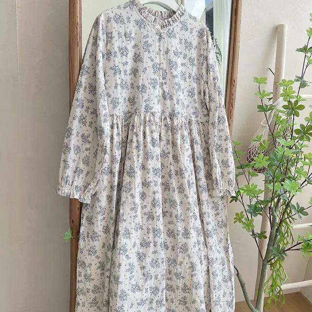 슈슈 반목 네크라인 원피스