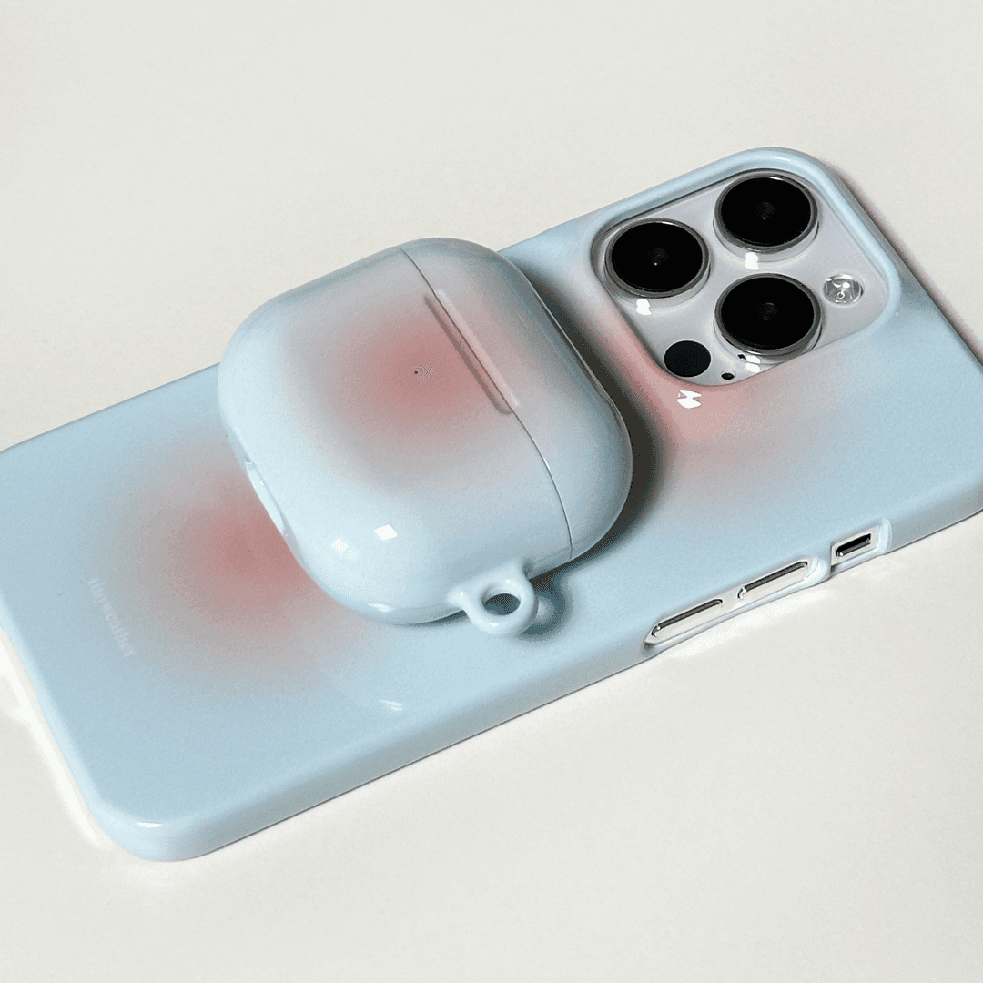 dust airpods hard case [coral]