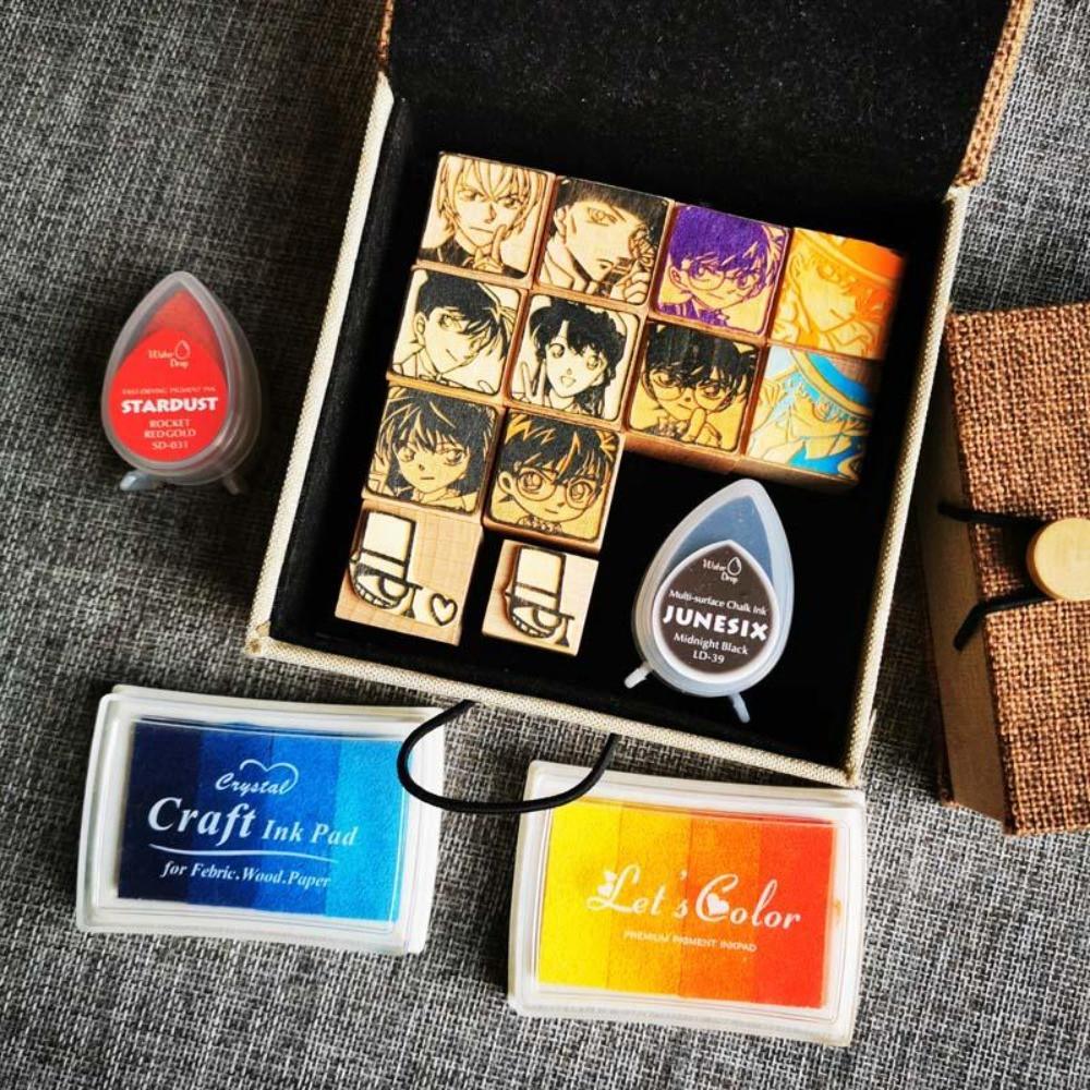 명탐정코난 선물세트 괴도키드 하이바라아이 도장