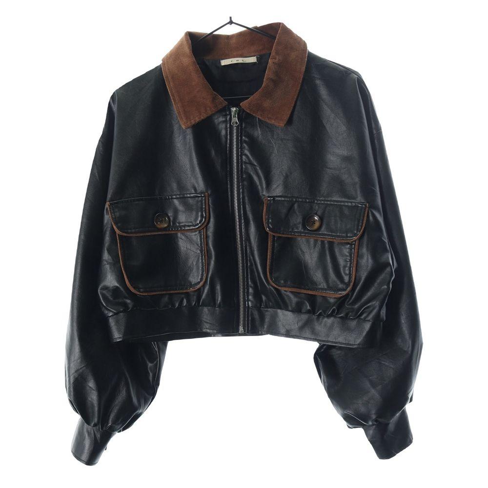 EMS 폴리우레탄 혼방 가죽 자켓 | 여