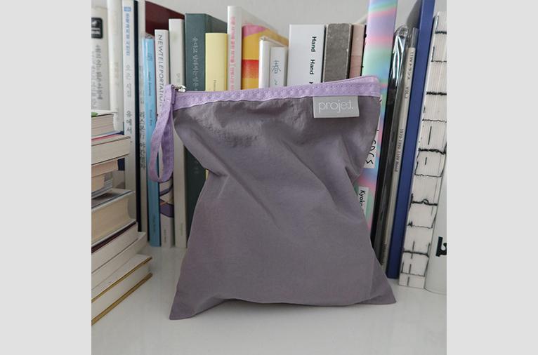 [projet] flat pouch (light purple)