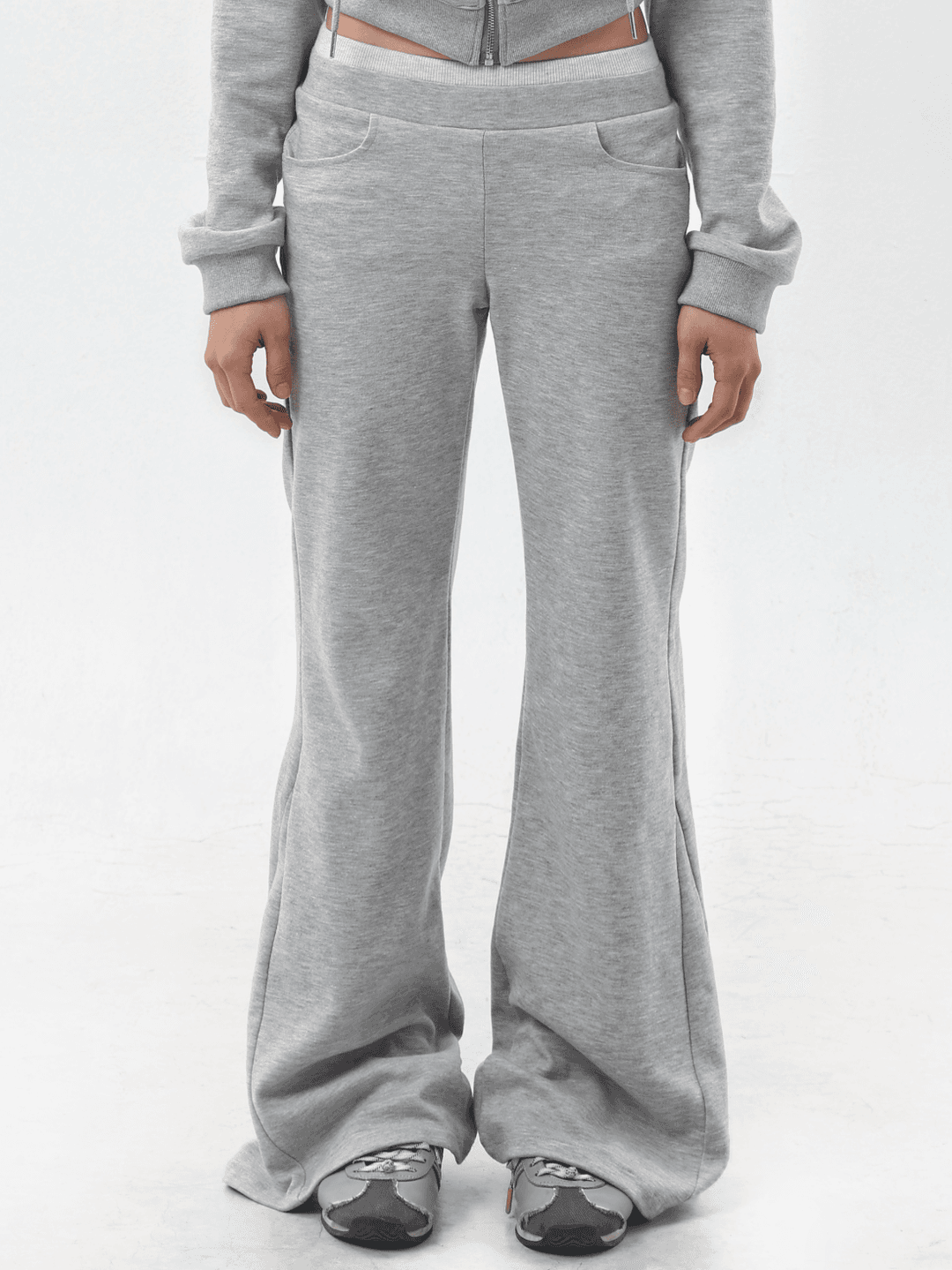 Ownser Ending Bootcut Sweatpants_Gray