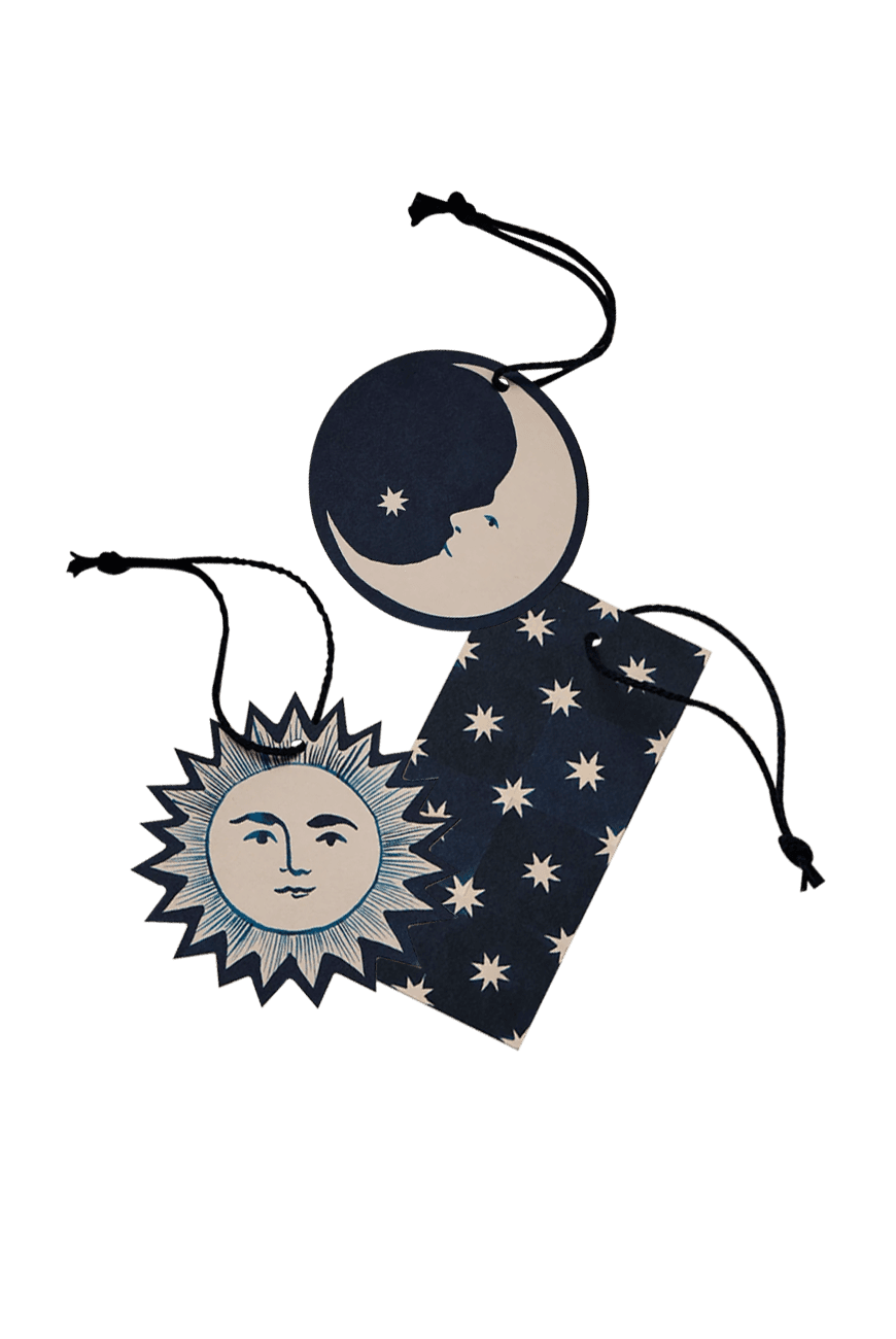 기프트 태그  Gift Tag - Moon & Sun