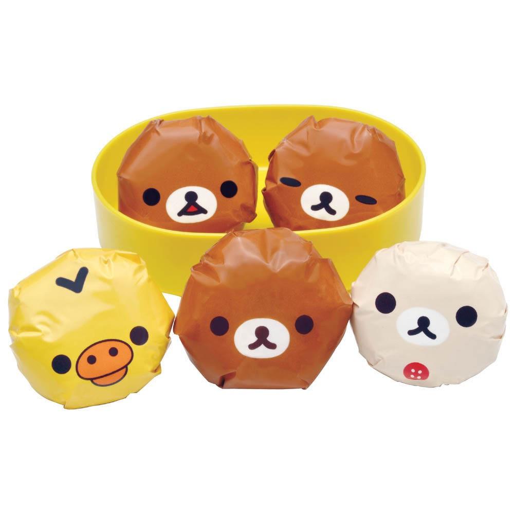 토루네 리락쿠마 오니기리랩 주먹밥랩 소풍 도시락 꾸미기(15매입)