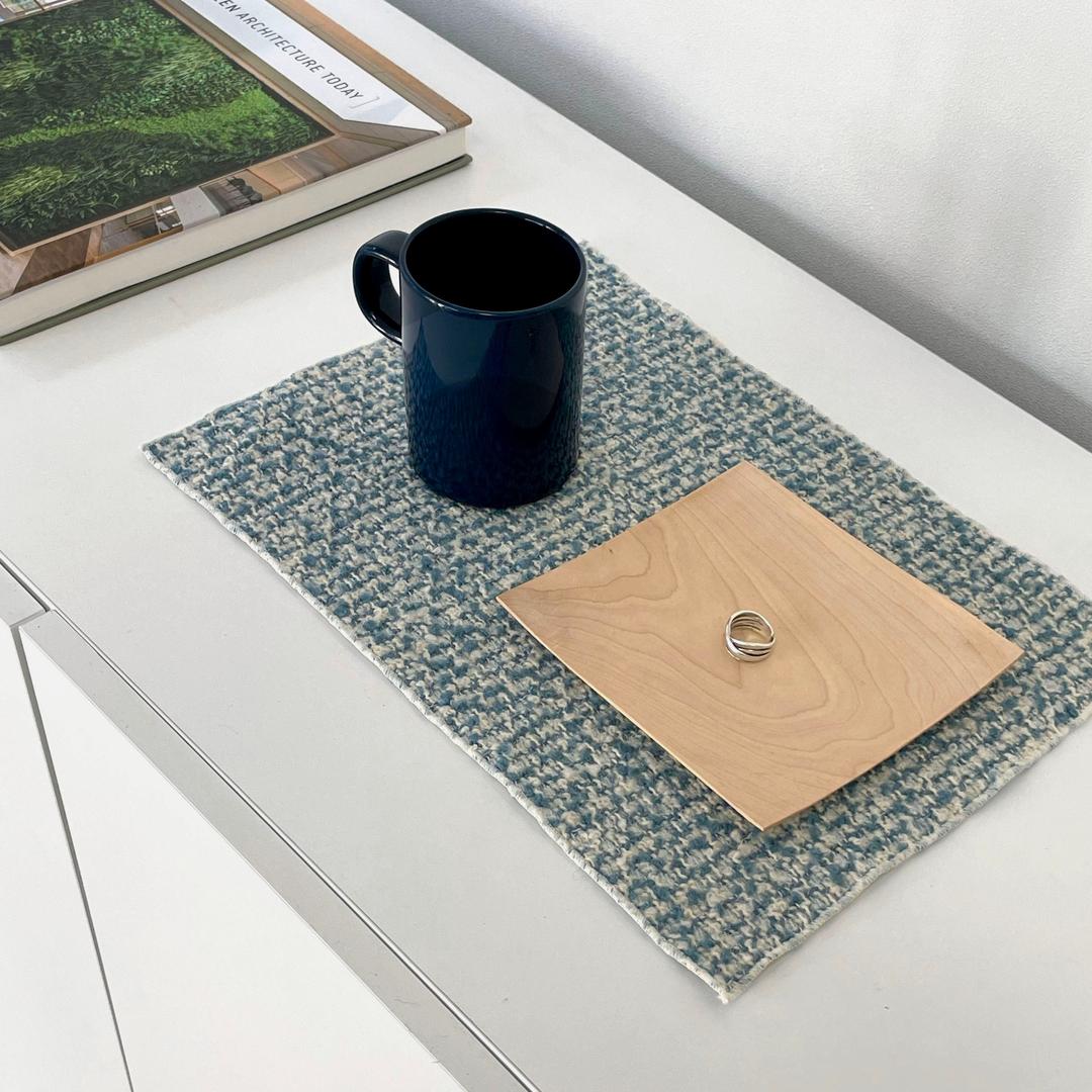 Boucle objet mat - blue 오브제 매트