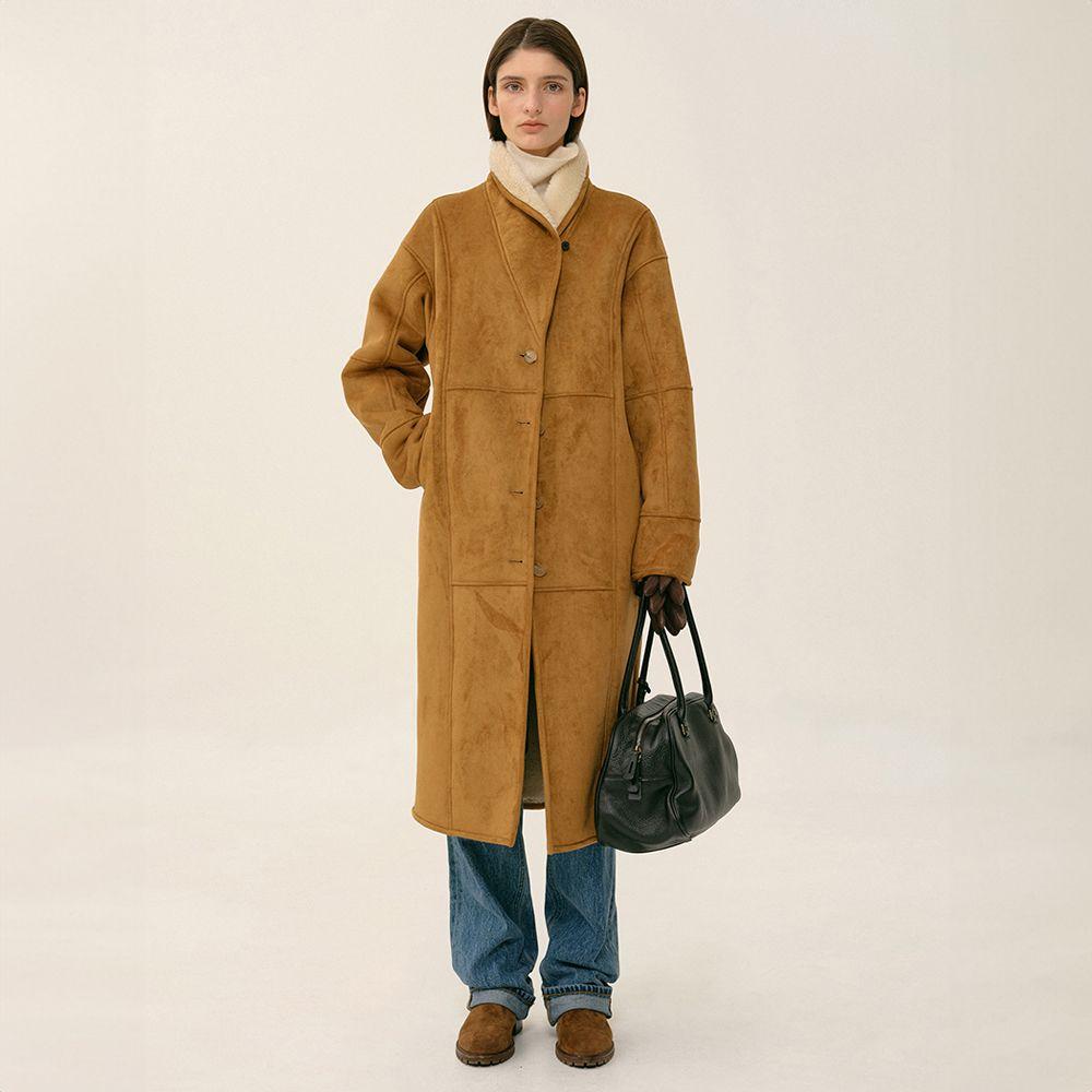 Shawl Collar Long Mustang (camel)