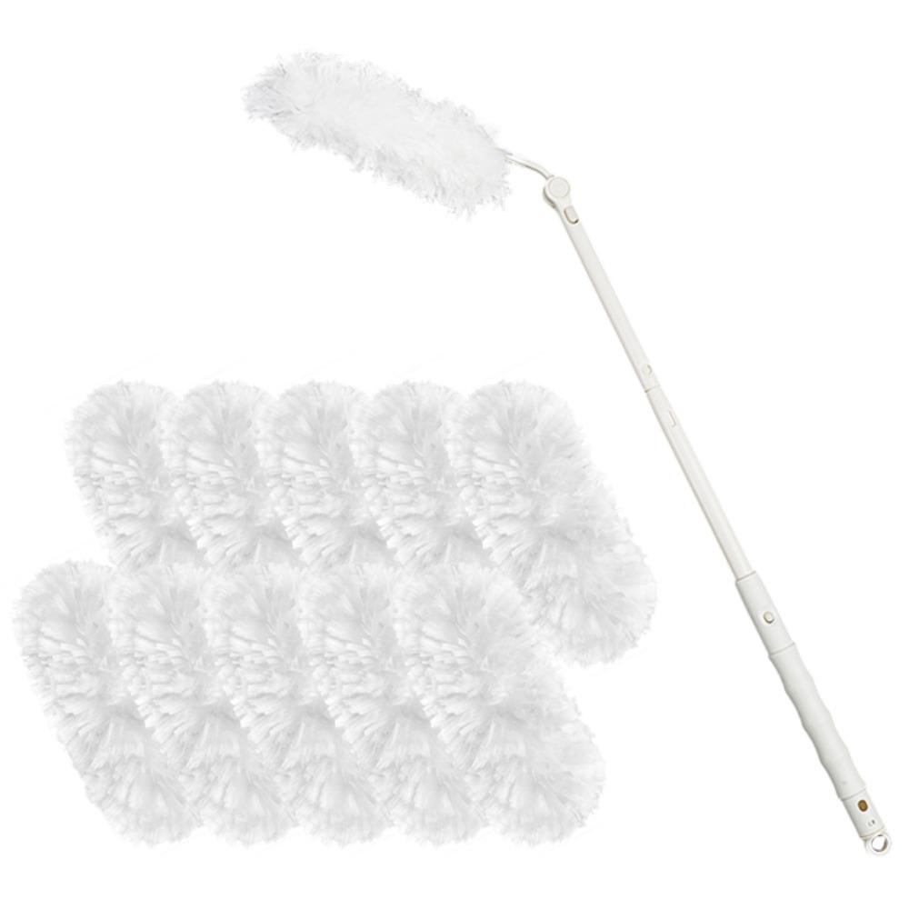 생활공식 다용도 길이조절 먼지떨이 롱핸들 + 리필 10p 세트