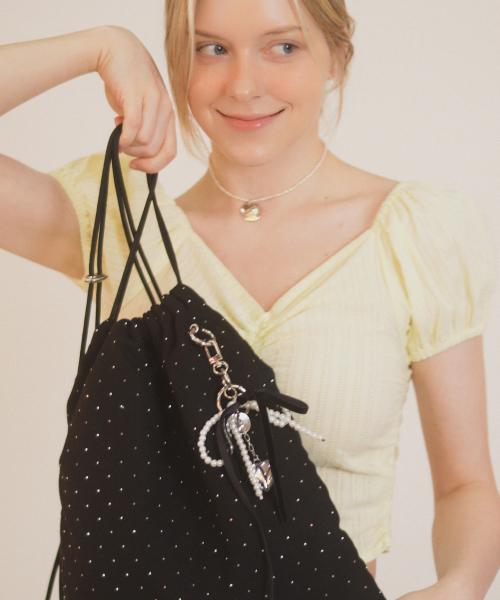Gym sack string bag _Twilight black