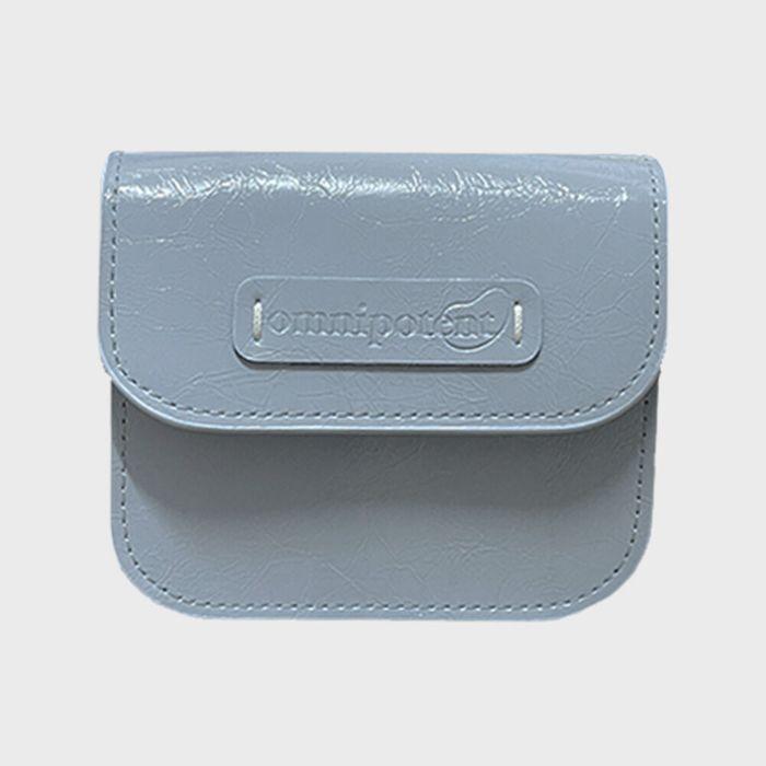 pin wallet bag [dusty blue]