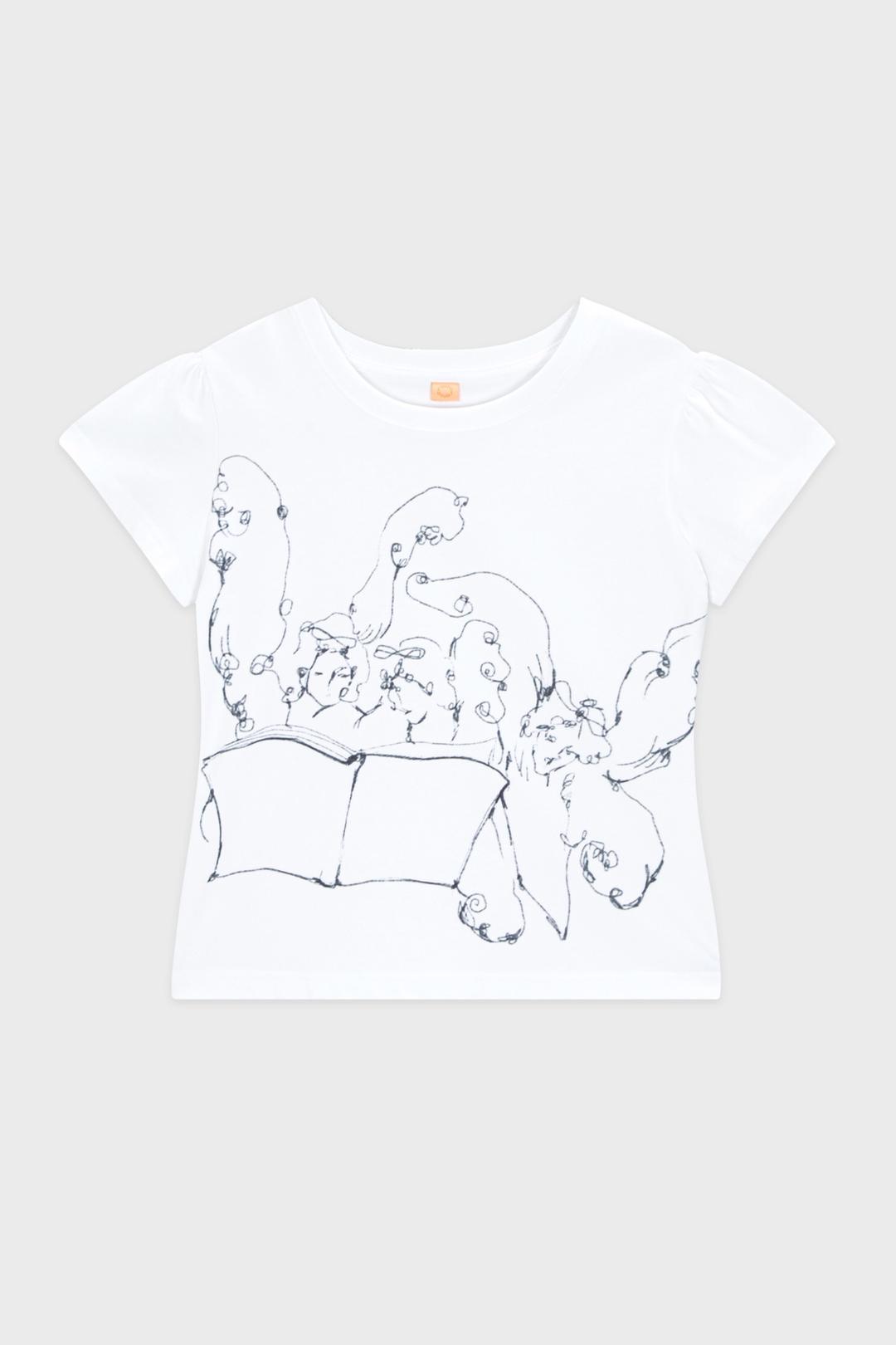 Angel Puff T-Shirt (White)