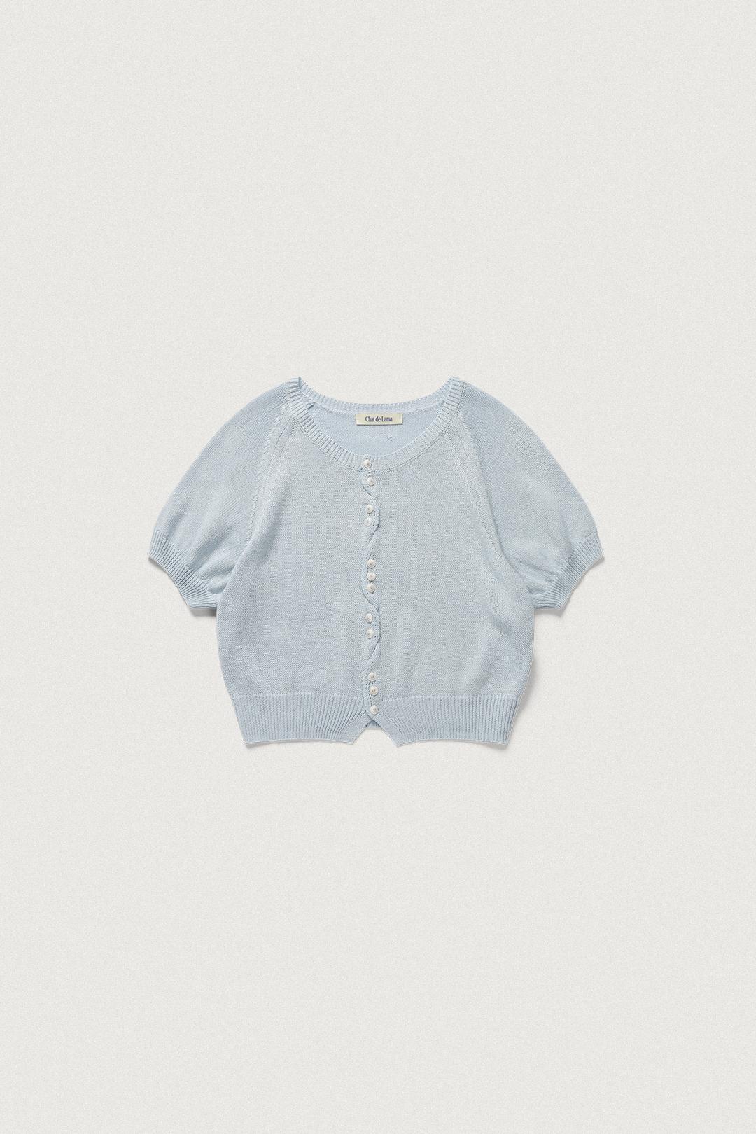 WAVE CARDIGAN [BABY BLUE]