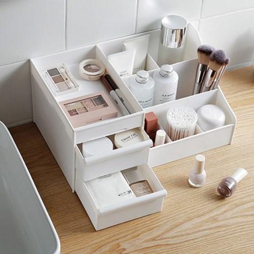 인테리어 화장품 멀티 수납 정리함 사무실 욕실 침실 선반 보관함