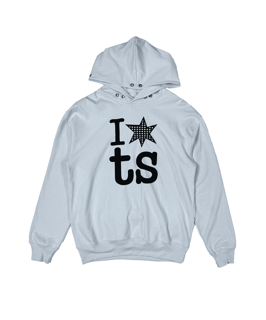 아일렛 후드티 스카이블루