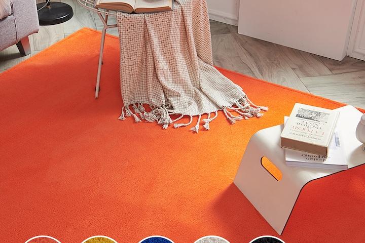 팔레트 컬러 사각 단모 러그 5size 5color