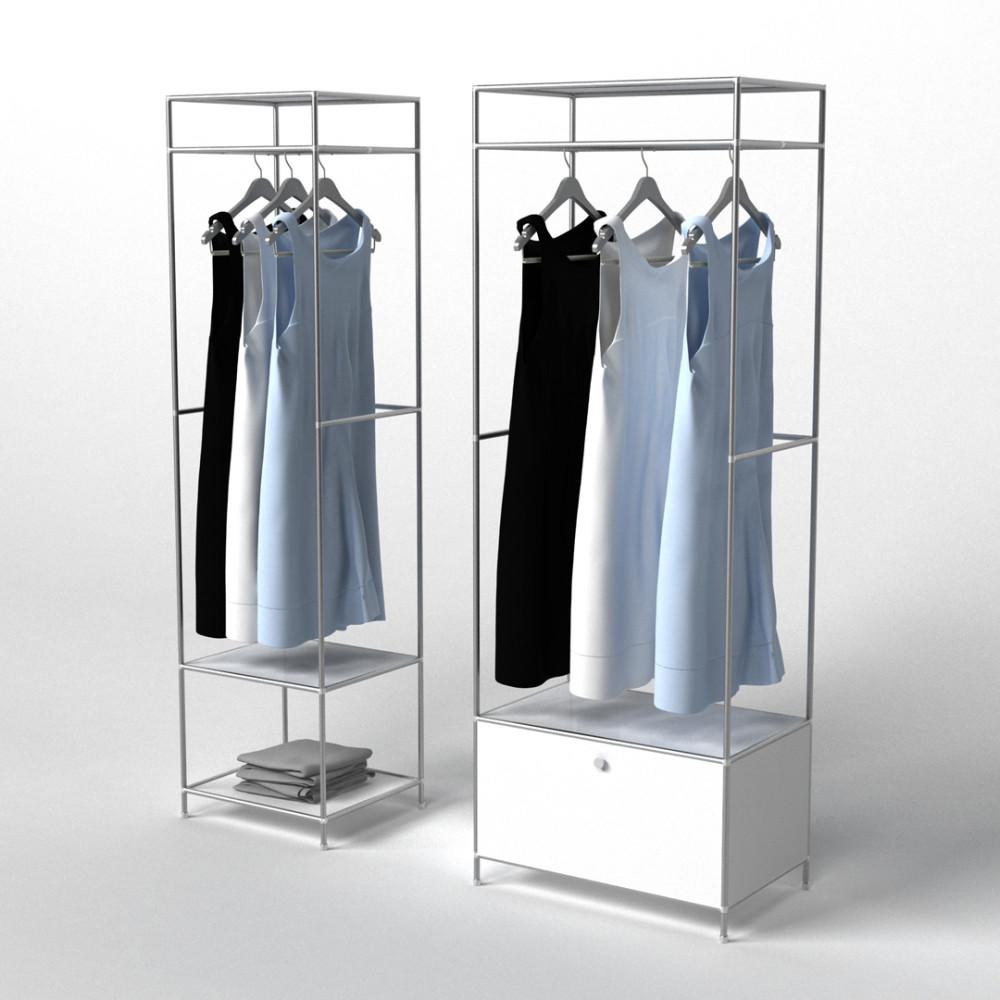 [rico] HANGER 500 700 모듈가구 이동식 시스템 행거 드레스룸 옷장 수납장
