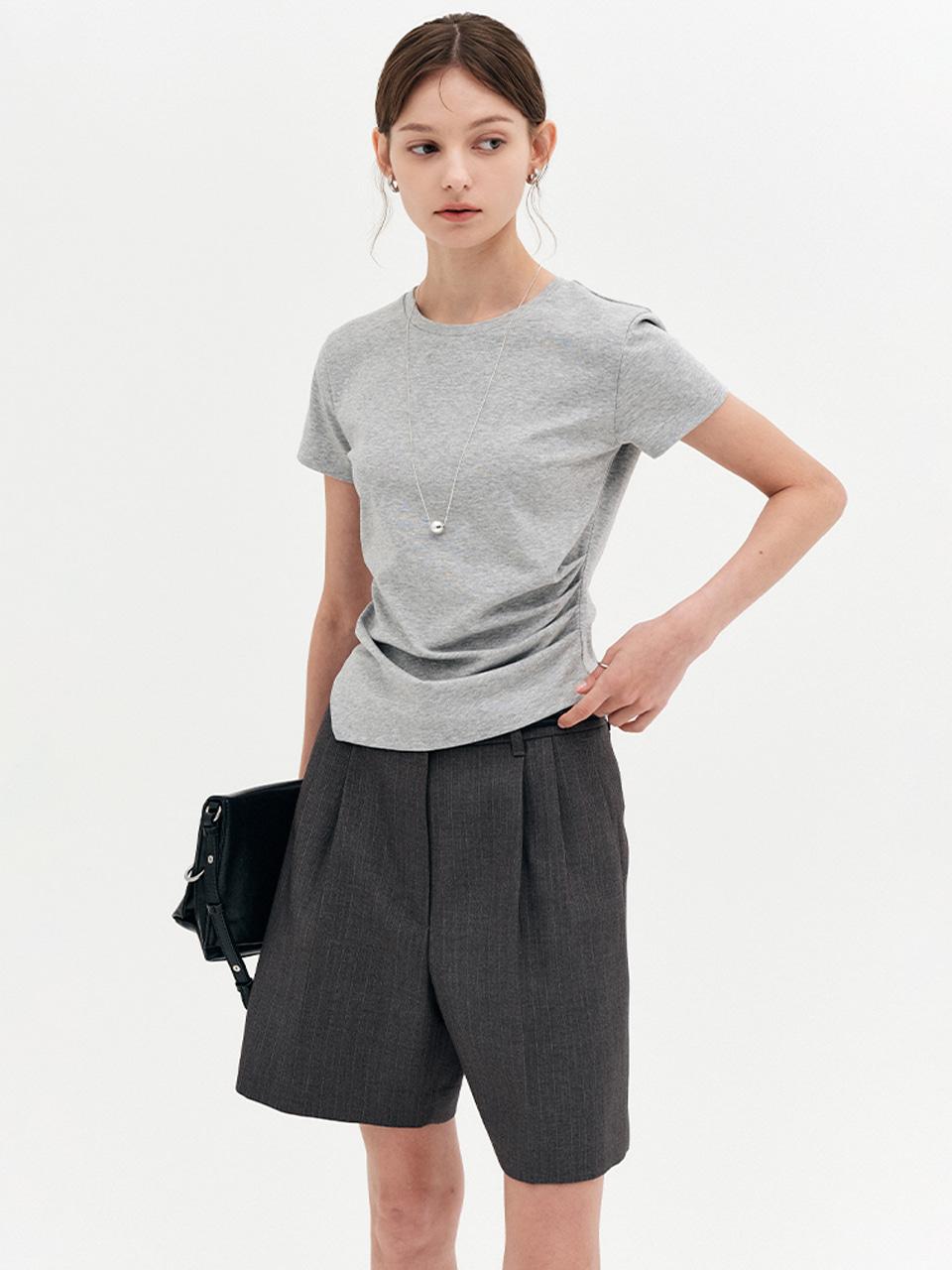 룩캐스트 [NEW 컬러 추가][옵션별 예약배송] 제제 언발란스 티셔츠 / ZEZE UNBLANCE T-SHIRT_6colors