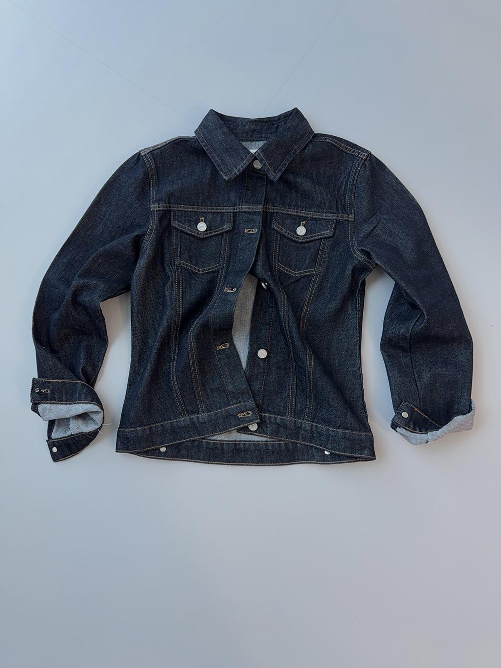 Non-fade Deep Button Denim Jacket