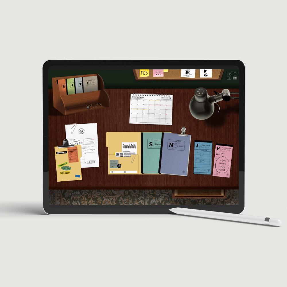 [태블릿 버전] 마이랩저널 - 풀 세트 / 아이패드굿노트 위클리 주간 데일리 월간플래너