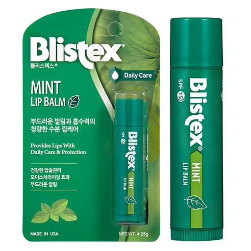 블리스텍스 립밤 스틱형, 민트, 4.25g, 1개