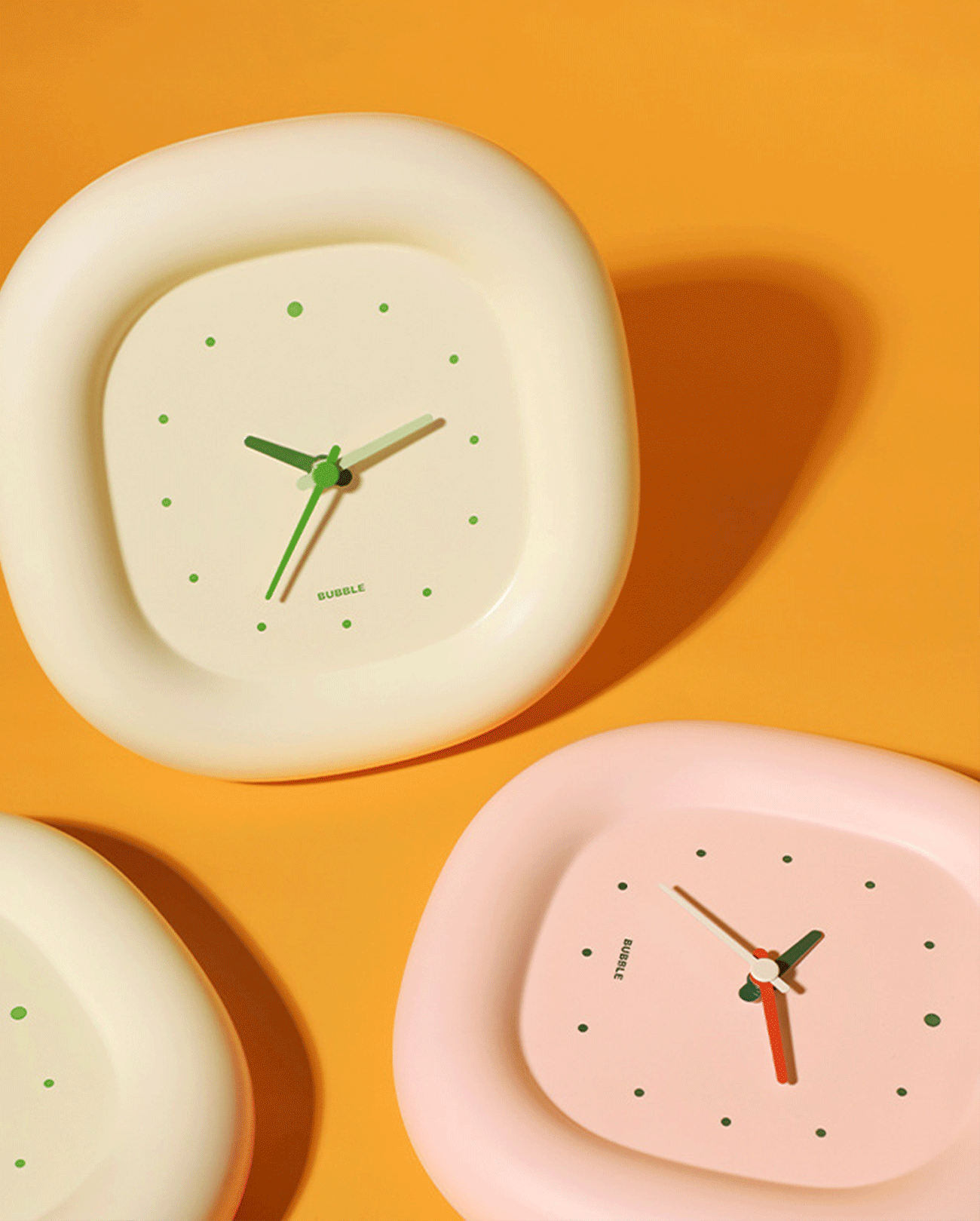 파스텔 버블 시계