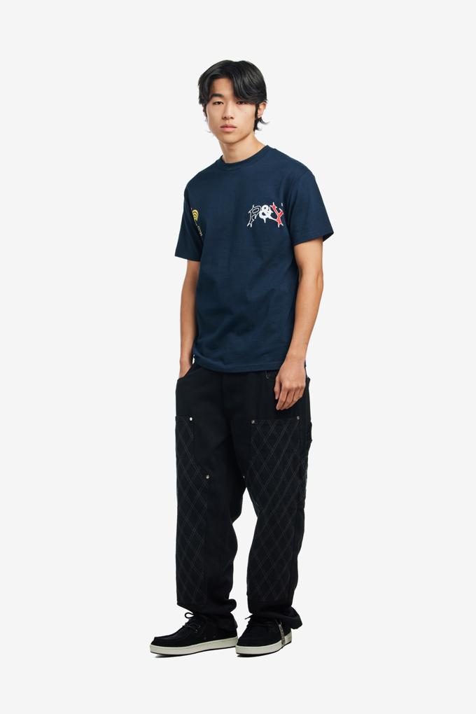 CROSS STITCH DOUBLE KNEE JEANS