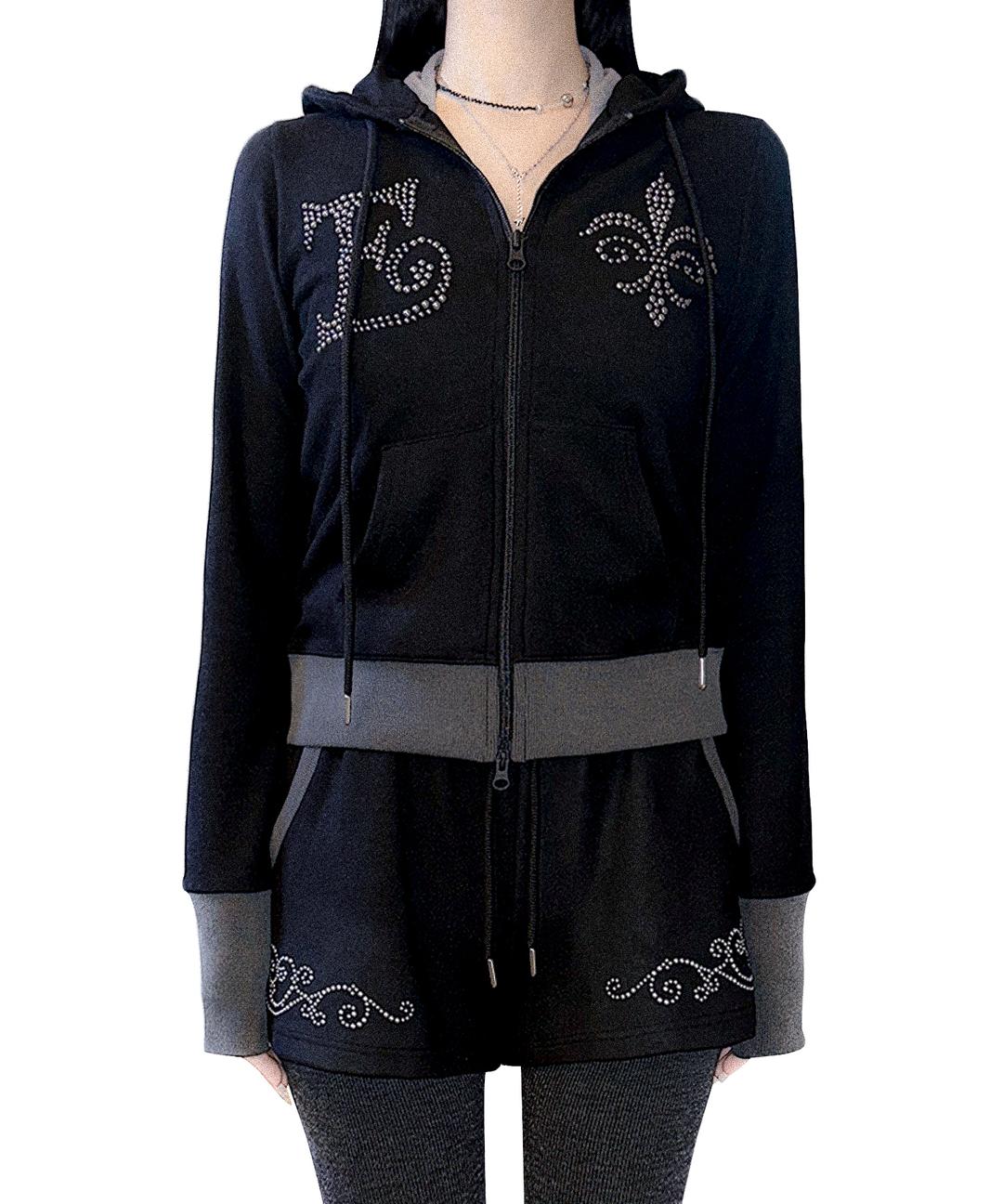 CLOUD FLEECE HOODIE - BLACK
