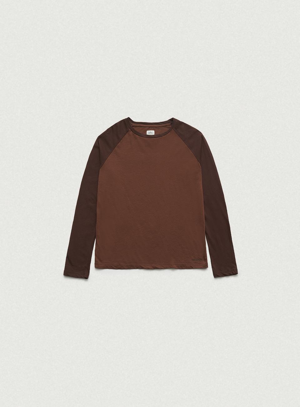 Raw Raglan T-Shirt_Brown [2월 말 순차 배송]