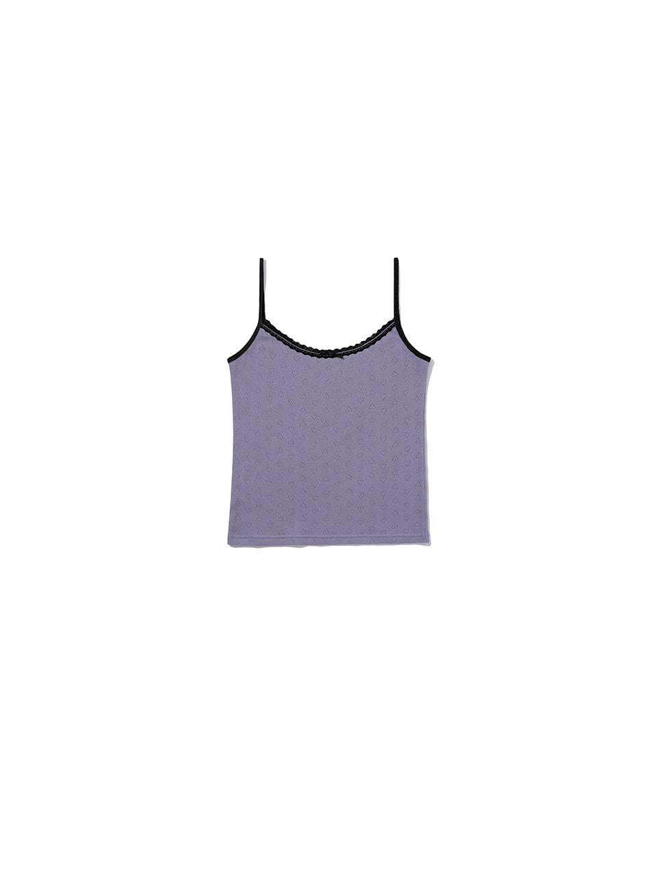 Bonnie Lace Sleeveless Top (Lavender)