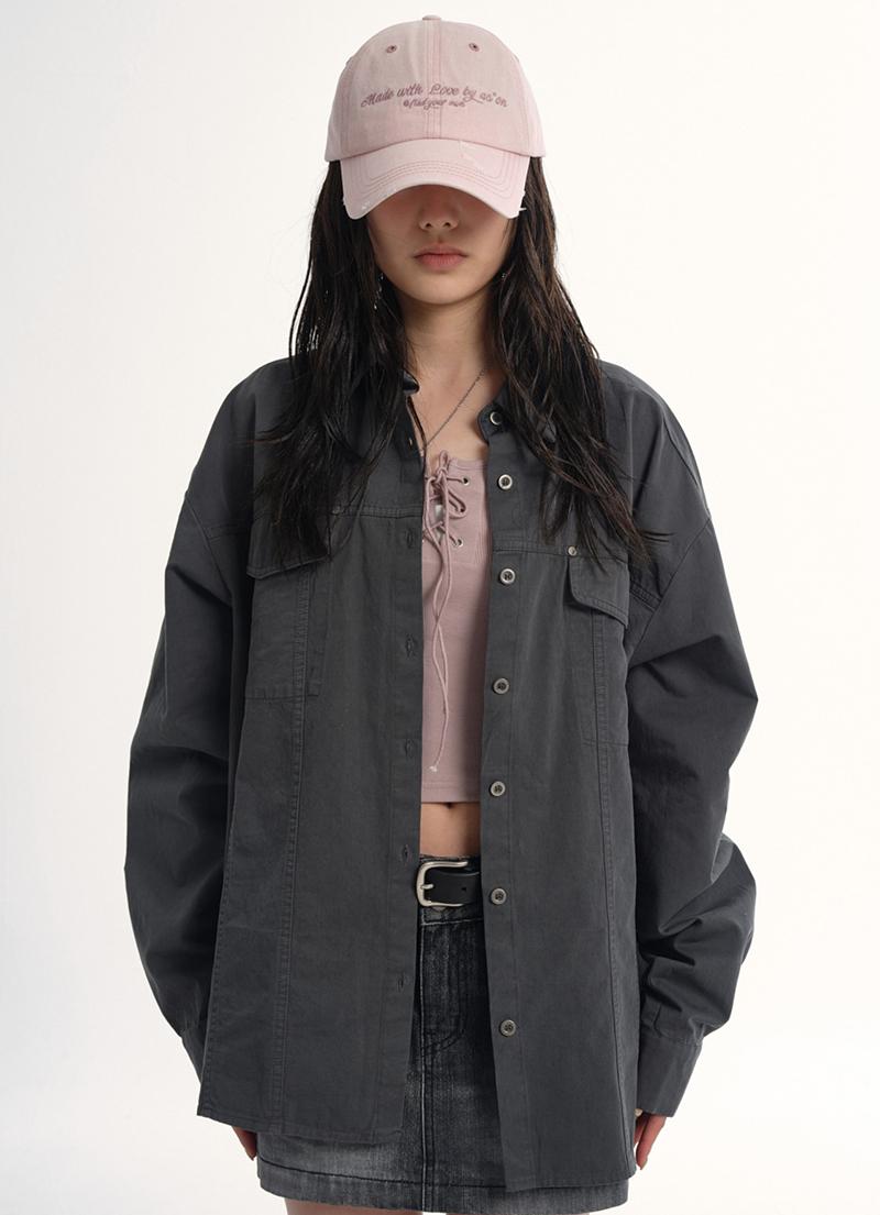 URBAN COTTON SHIRT / CHARCOAL