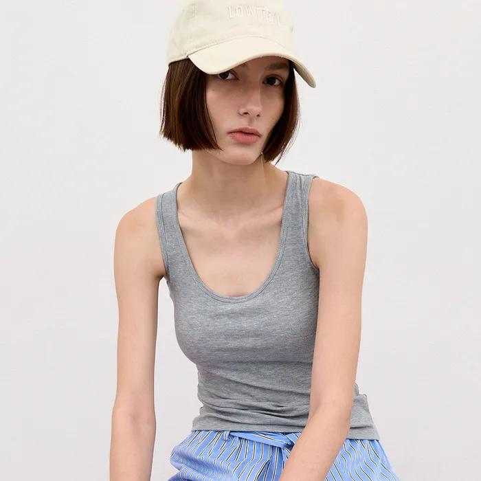 BASIC COTTON BRA TOP(4COLOR)