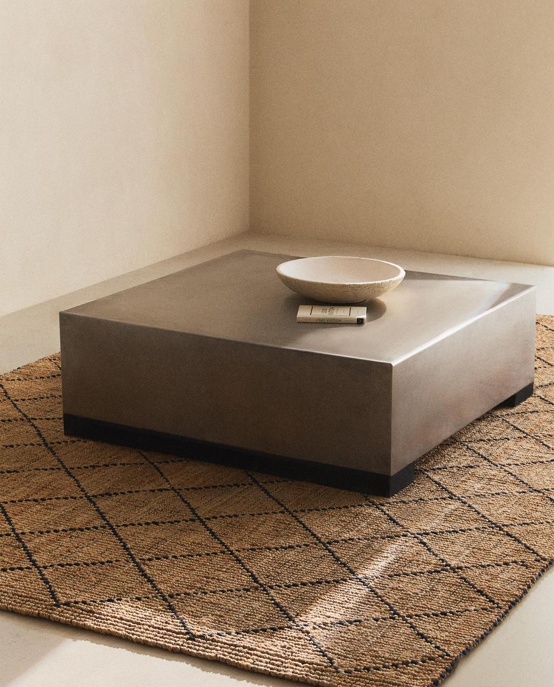 마름모꼴 주트 러그