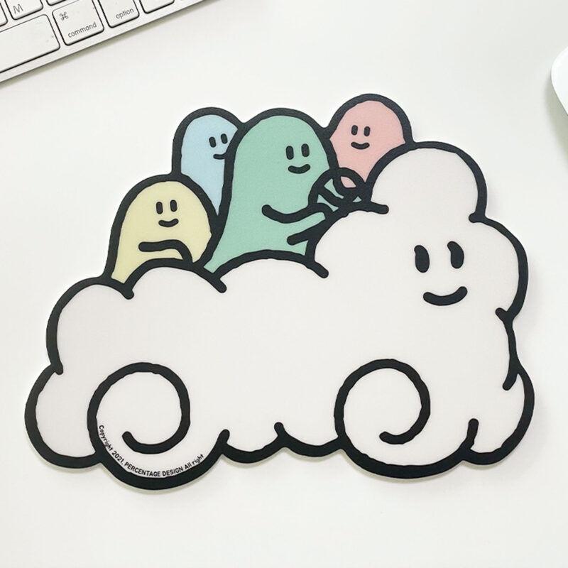 [퍼디] 유령 고디와 구름자동차 마우스패드