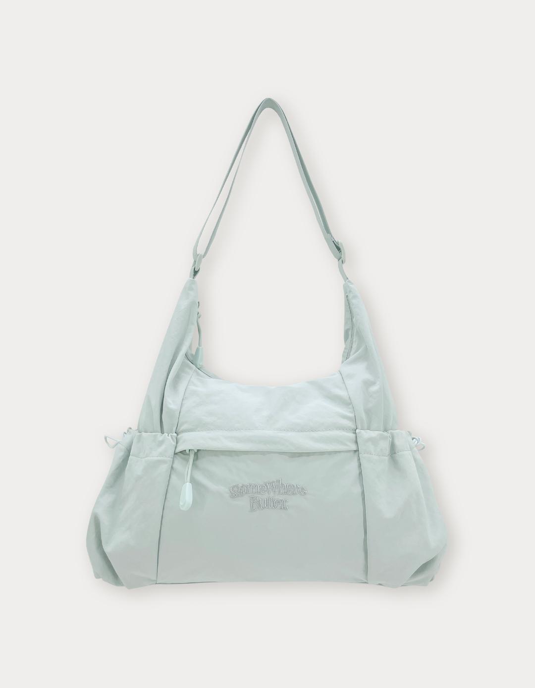 PP String Cross Bag - Aqua Blue