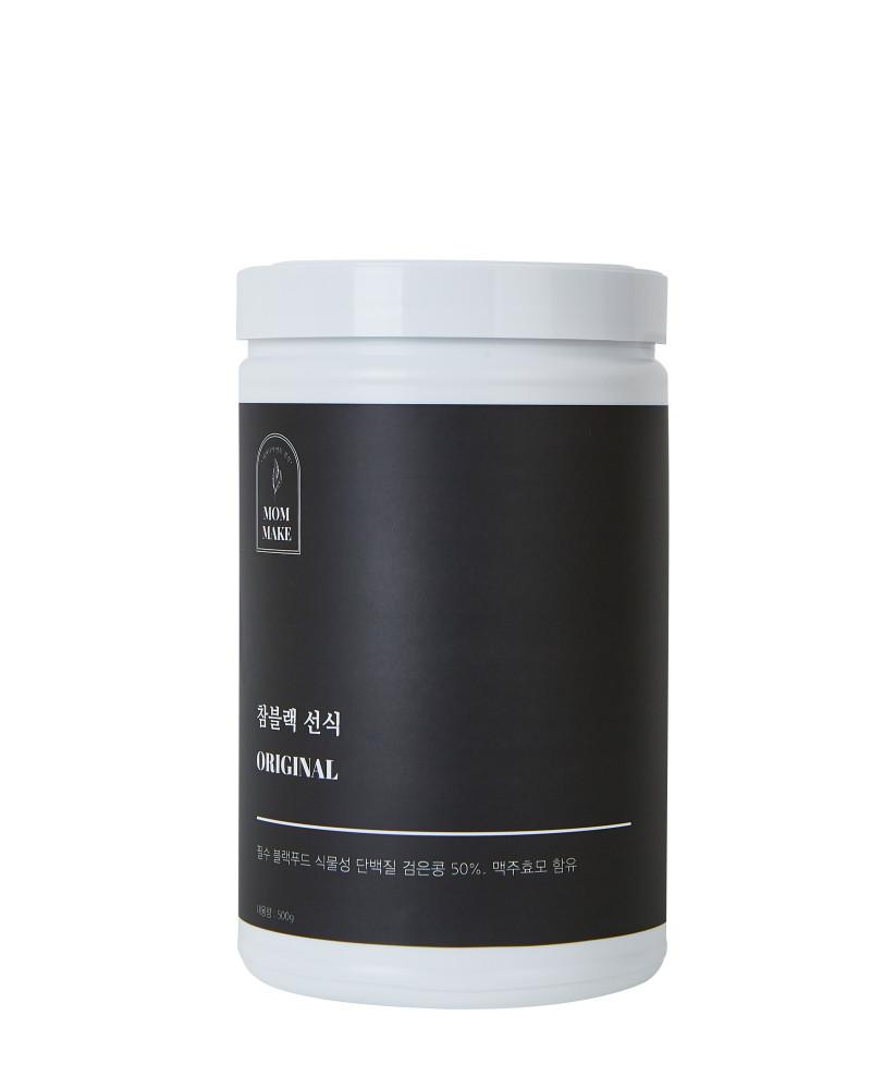 맘메이크 참블랙선식 실속형 500g 블랙푸드 흑임자 간편식사대용 선식 단백질쉐이크 검정콩 미숫가루