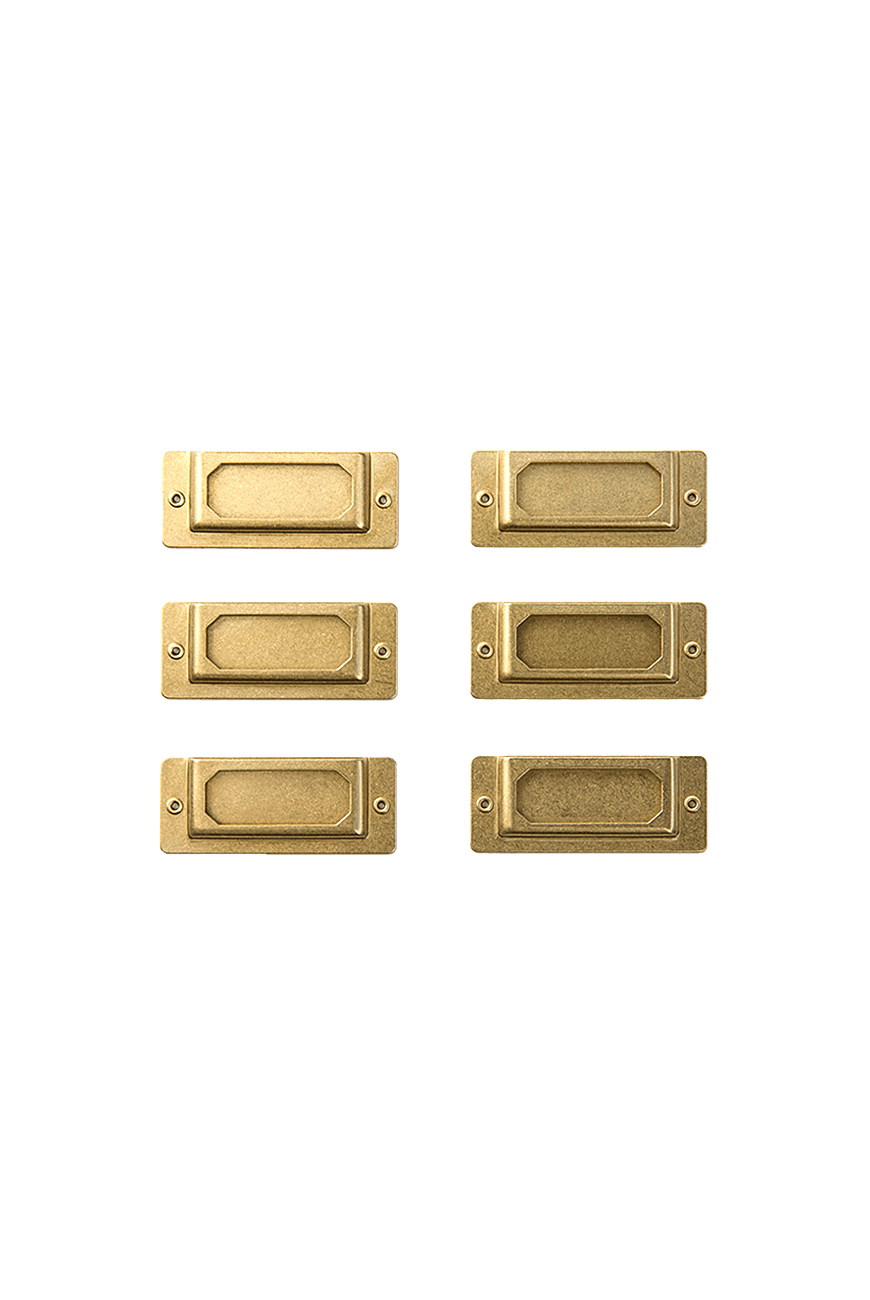 Brass productslabel plate