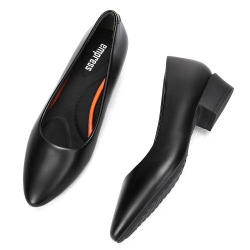 엠프리스 EP-17 블랙 3cm 포인트토 펌프스힐 210mm~265mm