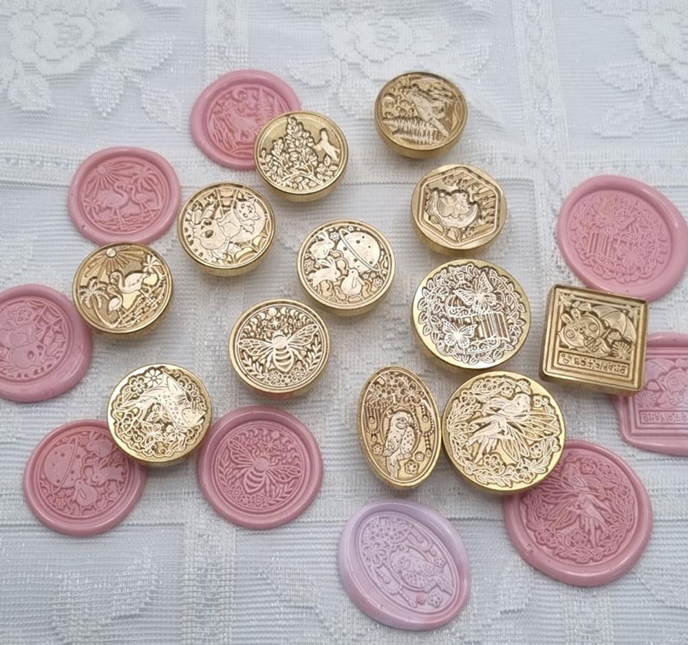 에이플렉스 실링스탬프 실링왁스 인장 동화 동물 이야기 시리즈 플라밍고