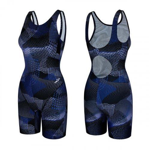 트레인슈트 3부 여성 실내수영복 UKT1035-BL