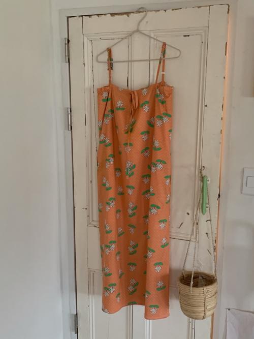 [MADE BY JOOBERRY] SUNSET SLIP DRESS (ORANGE)