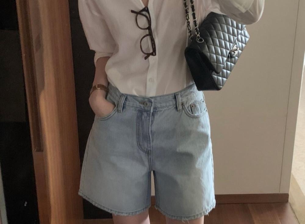 Objet 오브제 테드 하프 데님