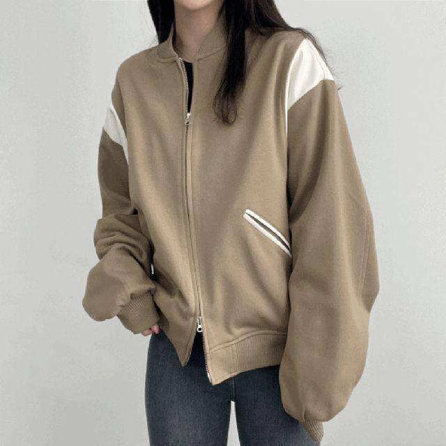 [쿠폰] [무배/공용/굿퀄]바시티 레더 포인트 야구 점퍼 자켓 _반인찌