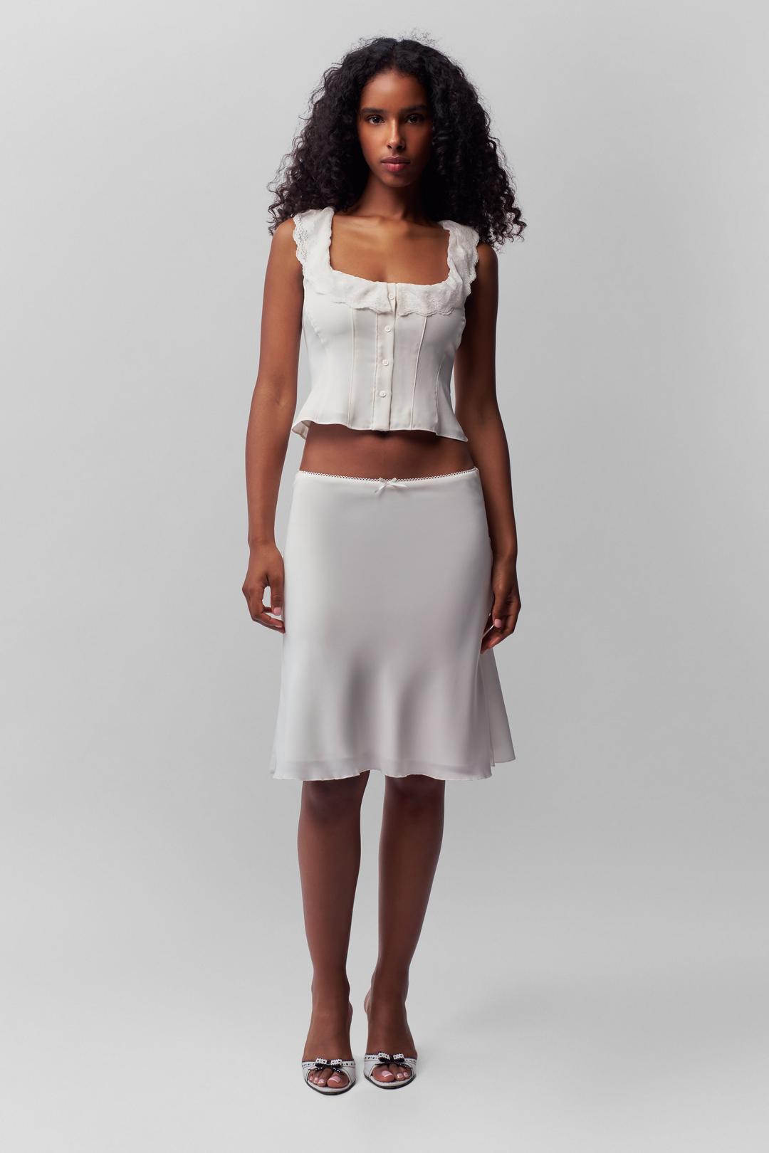 Paloma Lace Top - WHITE / XXL
