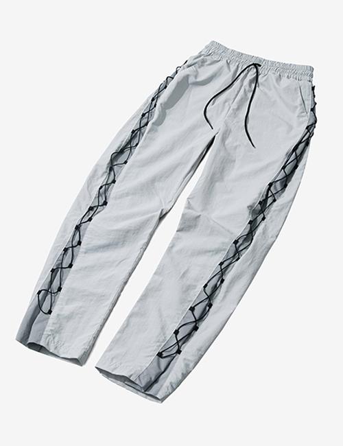 [70%]커브드 패널 사이드 스트링 팬츠 [LGRAY]_SEPT035LGRAY