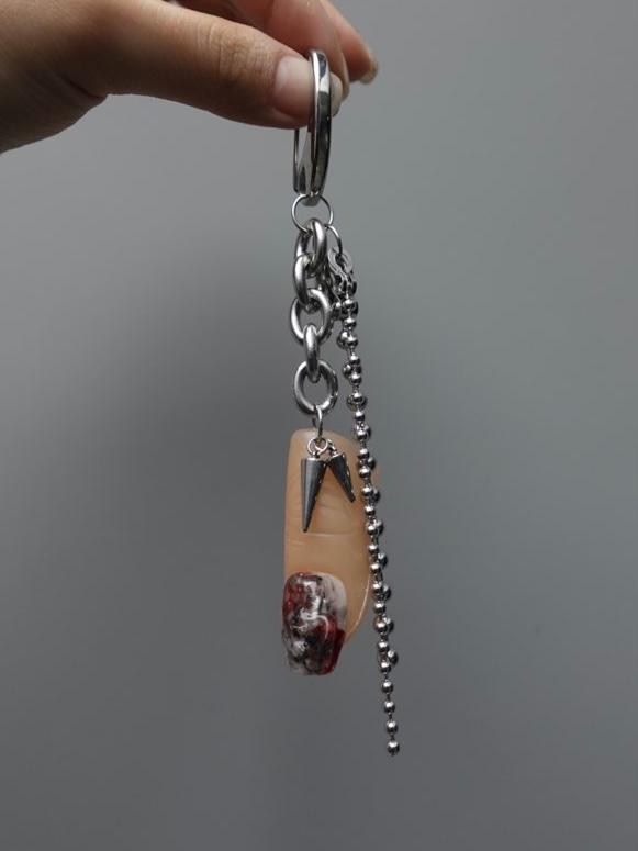 Finger keyring_red