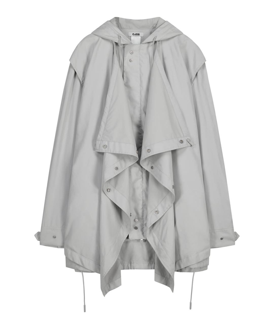 Draped Field Parka / Grey