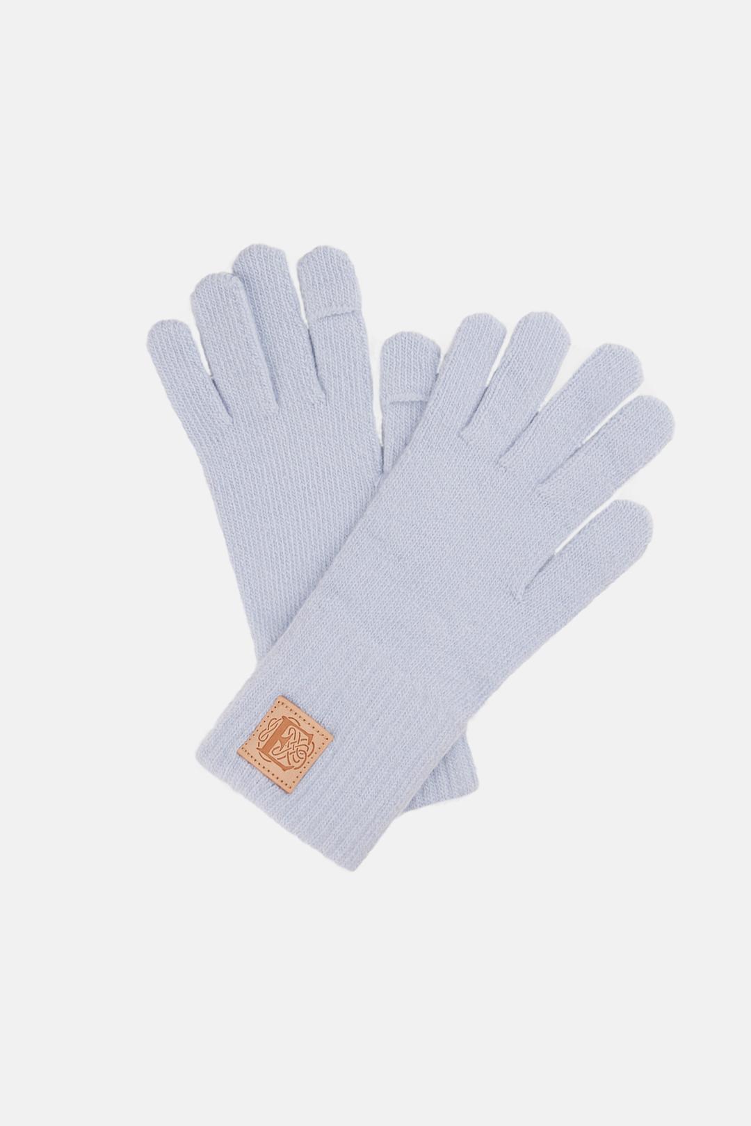 MANO BOHEMIAN CASHMERE GLOVES (LIGHT BLUE)