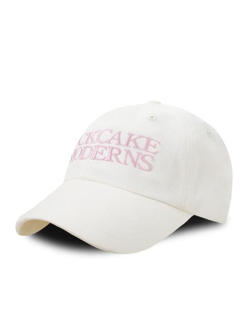락케이크(ROCKCAKE)  Moderns Logo Ball Cap - Ivory - 사이즈 & 후기 | 무신사