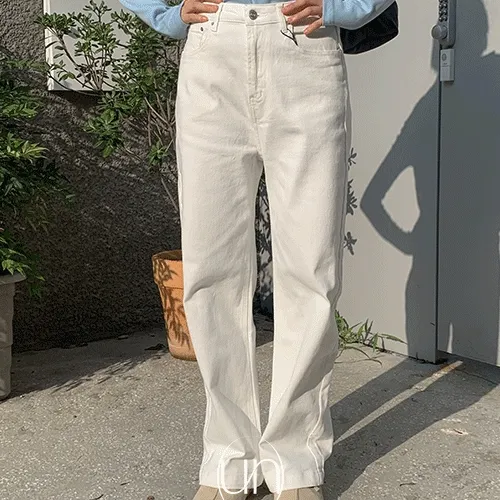 인기폭주✨ [3기장/XS~XL] 언유즈얼리 타임 팬츠 (2color) 코튼팬츠/면바지/데님/아이보리팬츠/블랙팬츠/트윌/가을/가을팬츠/바지/숏/노멀/롱