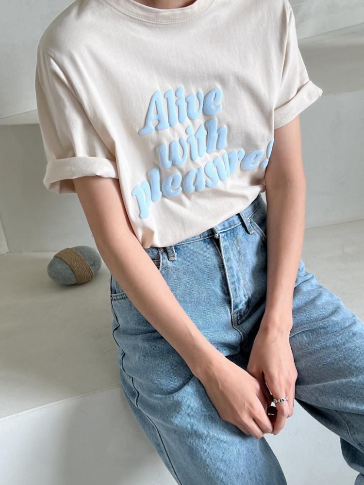 드마르 엠보 얼라이브 반팔 티셔츠 4color