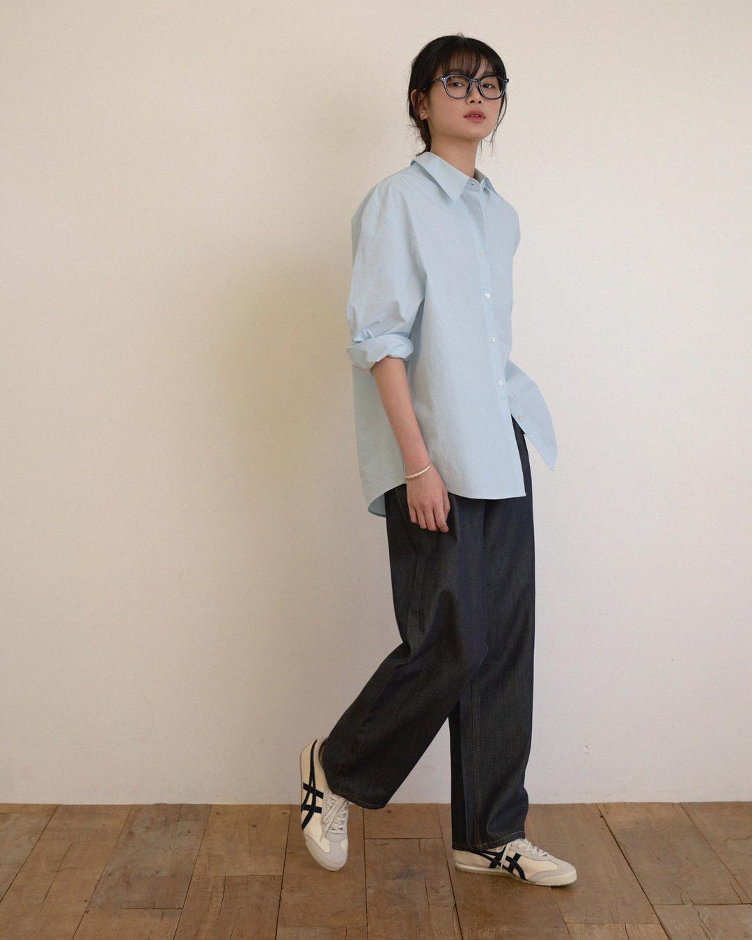 3/22(금) 15:00 발매예정 Lydia cotton shirt - sky